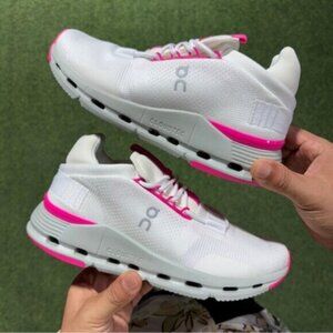 On Cloud Cloudnova "Barbie" Women Pink Shoes White
